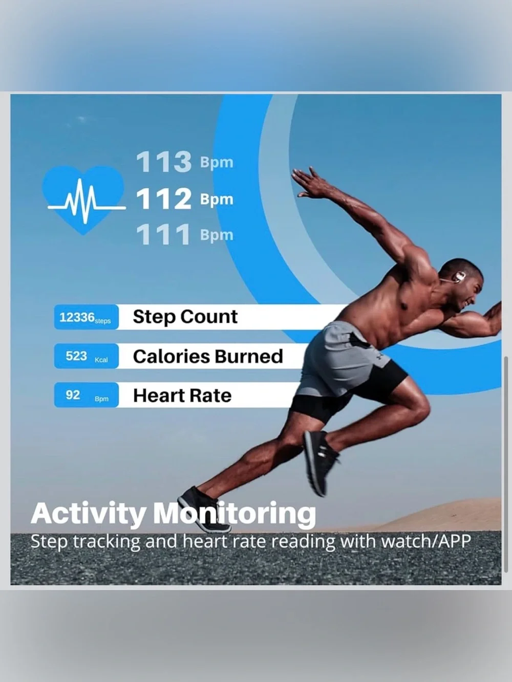 Emerge S3 Silver Smartwatch for iOS and Android NWT!